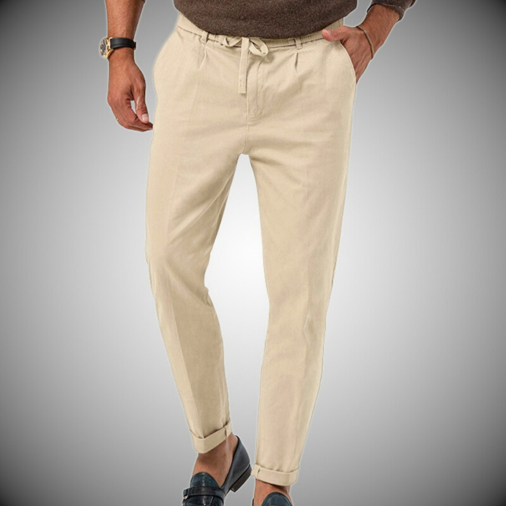 Pantalon Vlad pour Homme avec Cordon de Serrage | Idéal pour les Journées d’Été, les Voyages et les Loisirs