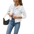 Veste Courte Coupe Oversize pour Femme | Idéale pour le Printemps et l’Automne