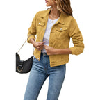 Veste Courte Coupe Oversize pour Femme | Idéale pour le Printemps et l’Automne