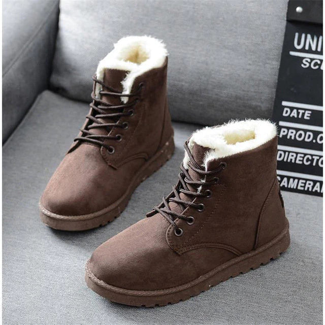 Bottes d’Hiver avec Tige Haute pour Adultes | Idéal pour Saison Froide