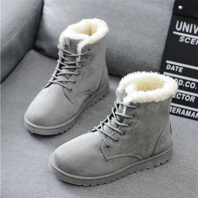 Bottes d’Hiver avec Tige Haute pour Adultes | Idéal pour Saison Froide