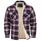 Veste à Carreaux avec Doublure Intérieure et Poches pour Hommes | Idéale pour Automne et Hiver