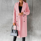Manteau Long à Col Classique pour Femme | Idéal pour l’Hiver