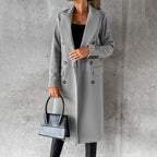 Manteau Long à Col Classique pour Femme | Idéal pour l’Hiver