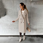 Manteau Long à Col Classique pour Femme | Idéal pour l’Hiver