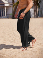 Pantalon Harem Décontracté Avec Coupe Ample Pour Homme | Idéal Pour Usage Quotidien