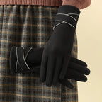 Gants avec Finition Douce Et Coupe Ajustée pour Femme | Idéaux pour Les Activités Extérieures En Hiver