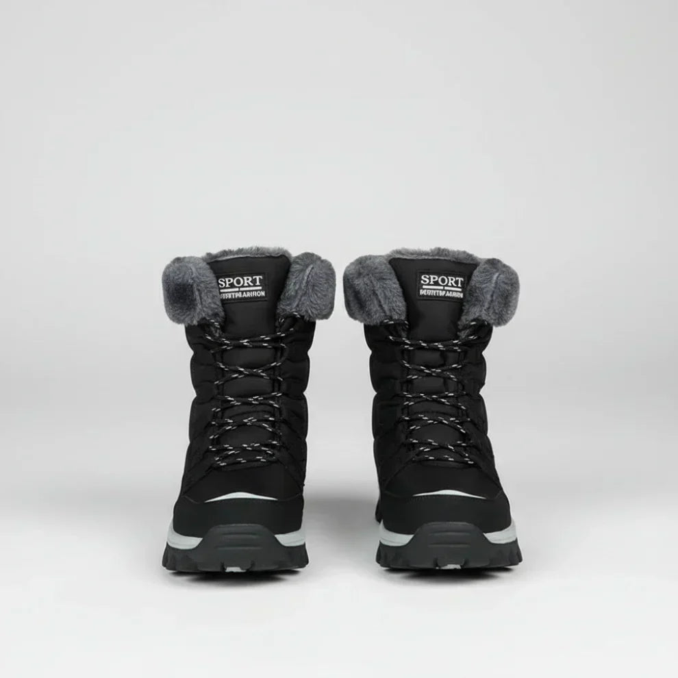 Bottes d’Hiver Montantes avec Doublure Intérieure pour Femmes | Idéal pour l’Hiver