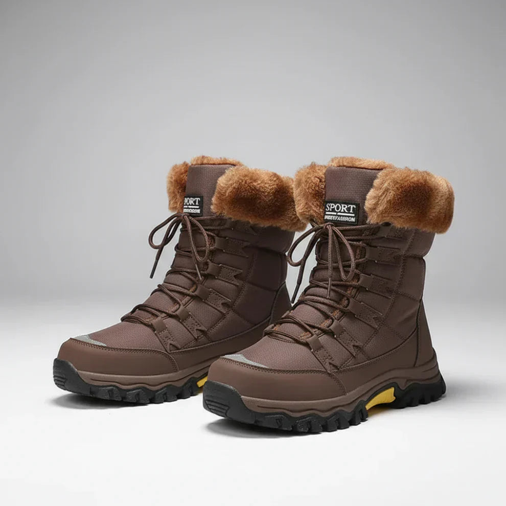 Bottes d’Hiver Montantes avec Doublure Intérieure pour Femmes | Idéal pour l’Hiver