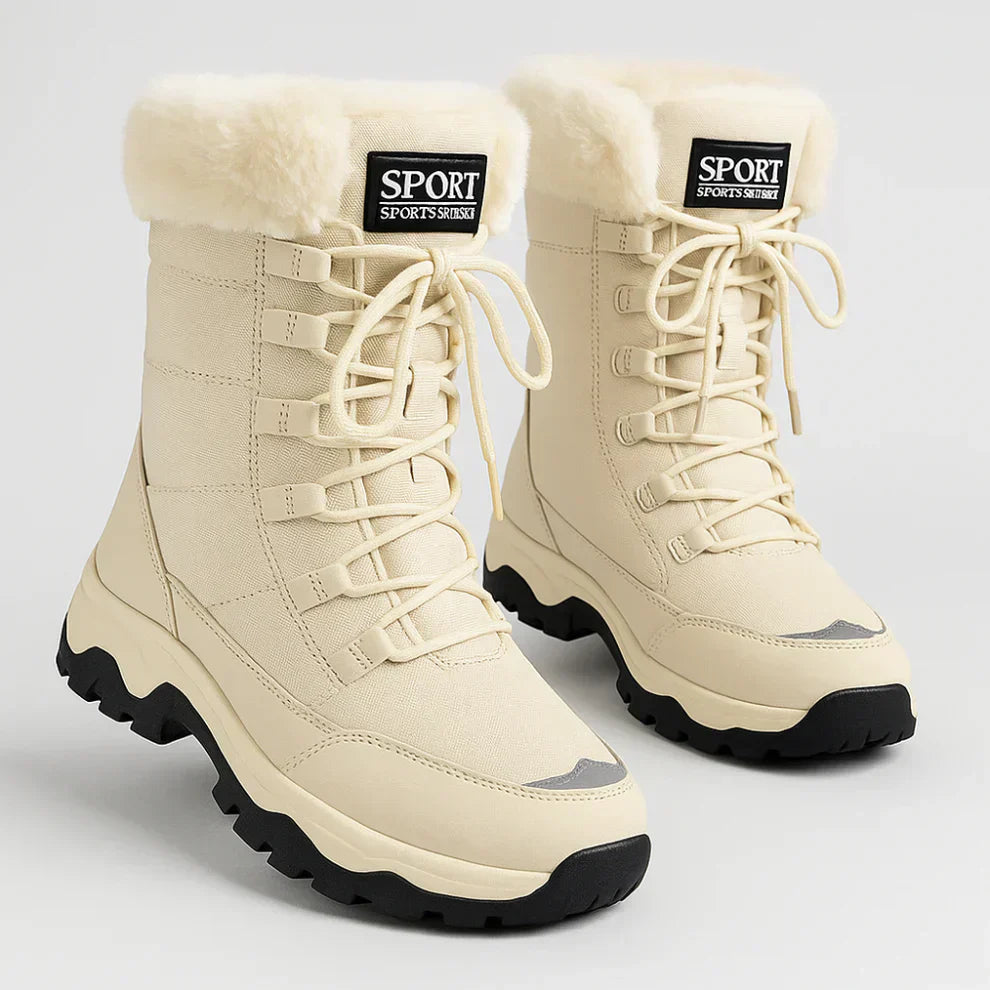 Bottes d’Hiver Montantes avec Doublure Intérieure pour Femmes | Idéal pour l’Hiver