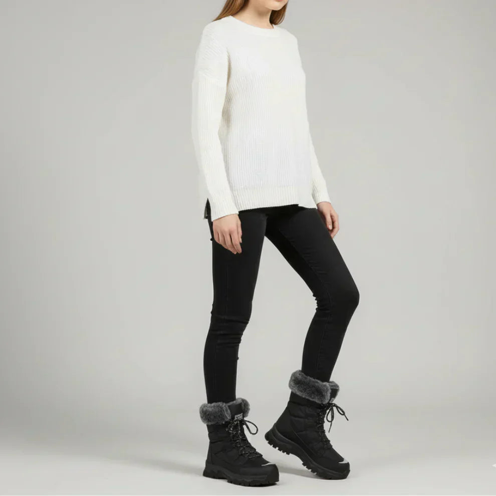 Bottes d’Hiver Montantes avec Doublure Intérieure pour Femmes | Idéal pour l’Hiver