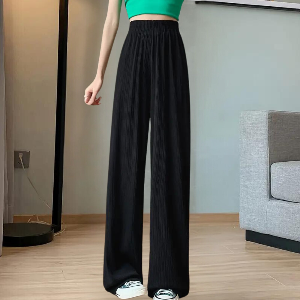Pantalon Décontracté À Taille Élastique Pour Femmes | Idéal Pour Un Usage Quotidien