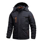 Veste d’Hiver avec Capuche Amovible pour Homme | Adaptée aux Activités en Plein Air