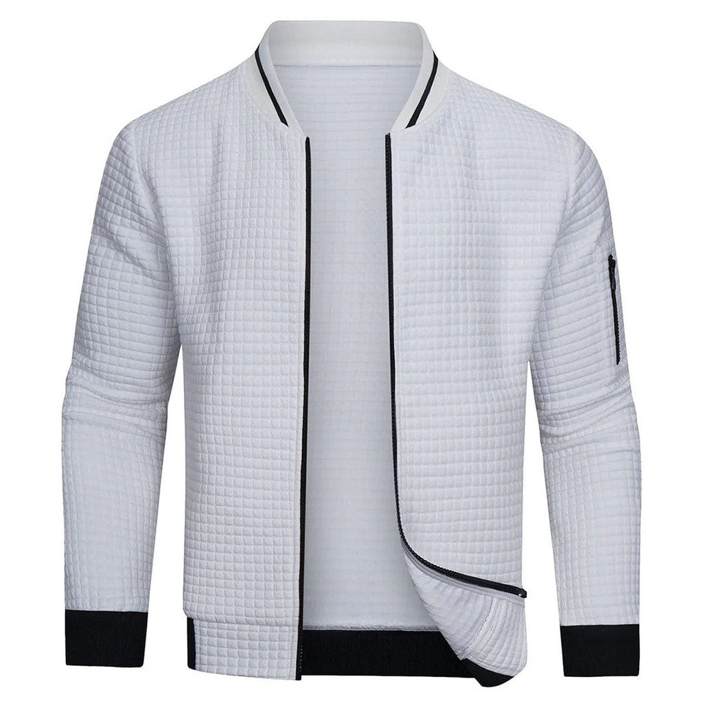 Veste Matelassée Slim Fit Avec Fermeture Zippée Pour Homme | Idéal Pour Les Saisons De Transition