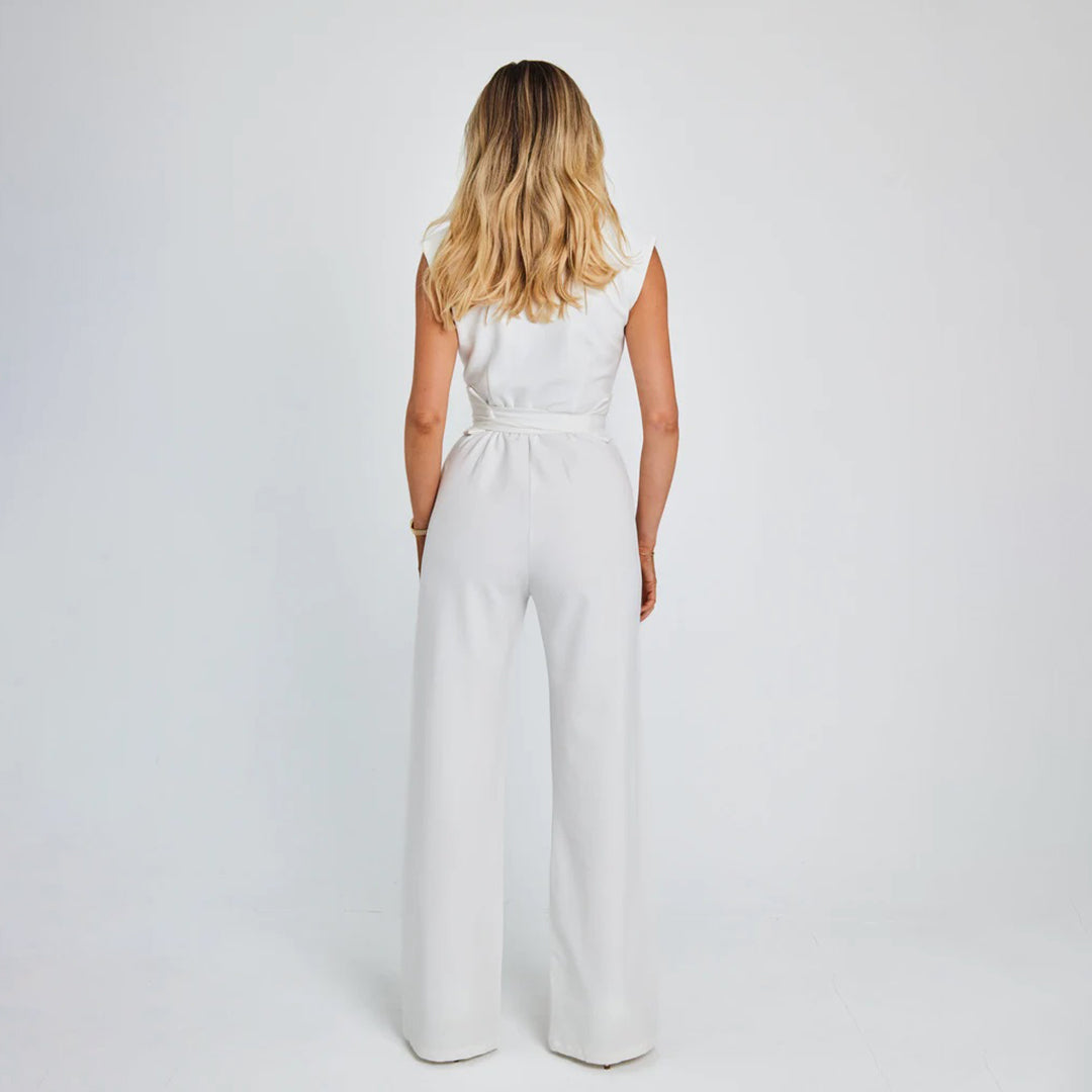 Combinaison Sans Manches Avec Coupe Ajustée Et Silhouette Droite Pour Femme | Idéal Pour Occasions Quotidiennes