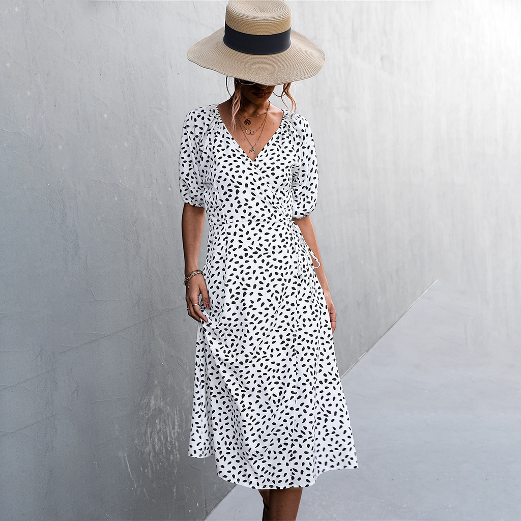 Robe Midi Avec Coupe Cintrée Pour Femme | Idéale Pour Sorties Et Événements
