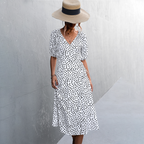 Robe Midi Avec Coupe Cintrée Pour Femme | Idéale Pour Sorties Et Événements