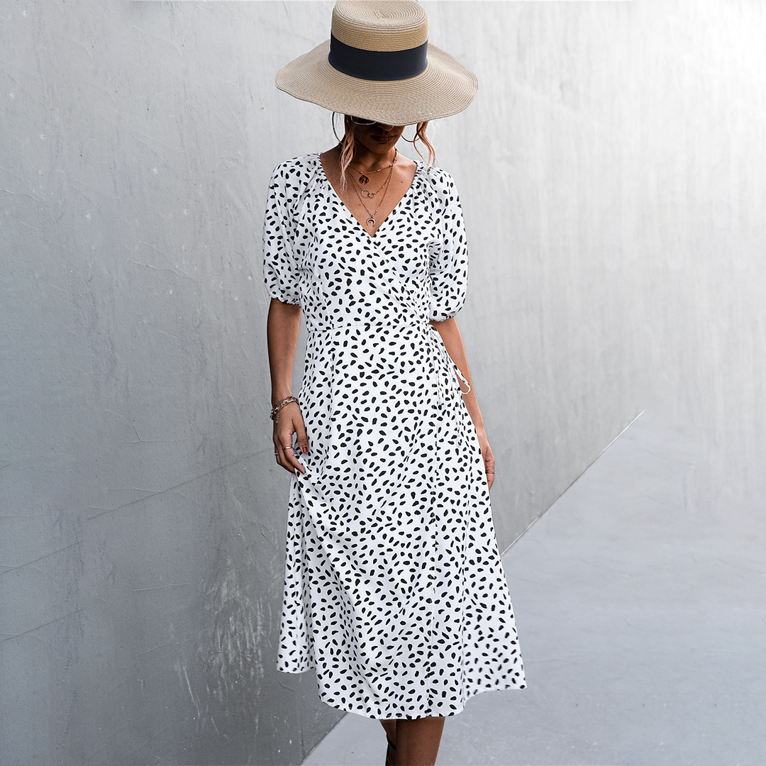 Robe Midi Avec Coupe Cintrée Pour Femme | Idéale Pour Sorties Et Événements