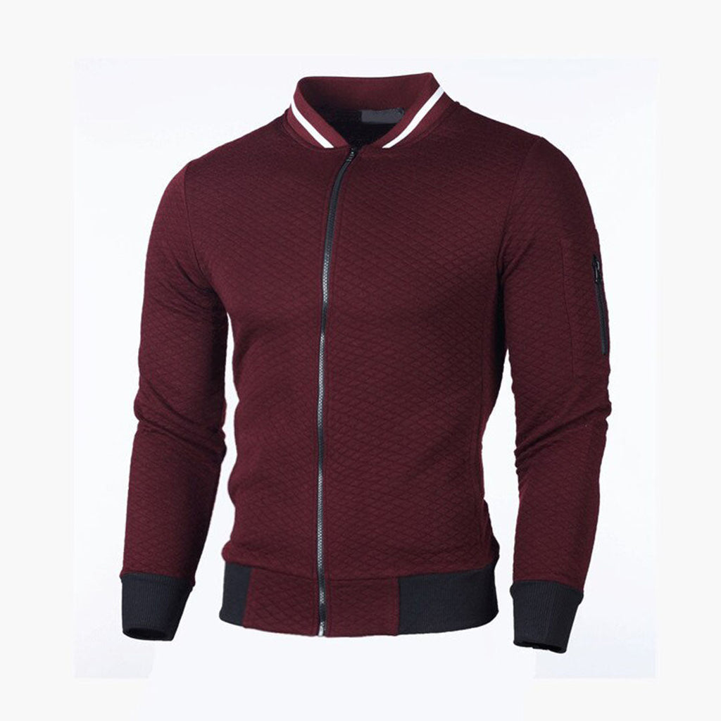 Veste Matelassée Slim Fit Avec Fermeture Zippée Pour Homme | Idéal Pour Les Saisons De Transition