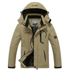 Veste d’Hiver avec Capuche Amovible et Fermeture Zippée pour Homme | Idéale pour Temps Froid
