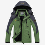 Veste d’Hiver avec Capuche Amovible et Fermeture Zippée pour Homme | Idéale pour Temps Froid