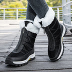 Bottes d’Hiver avec Fermeture Zippée pour Adultes | Idéal pour Déplacements Longs