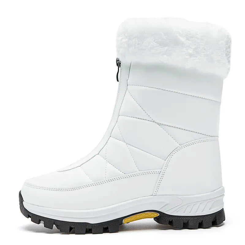 Bottes d’Hiver avec Fermeture Zippée pour Adultes | Idéal pour Déplacements Longs