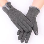 Gants avec Fonction Tactile Et Coupe Ajustée pour Femme | Idéaux pour L’Hiver