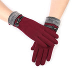Gants avec Fonction Tactile Et Coupe Ajustée pour Femme | Idéaux pour L’Hiver