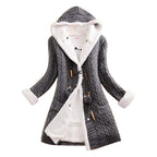 Manteau D’Hiver avec Capuche Et Doublure Intégrée pour Femme | Idéal pour La Saison Froide