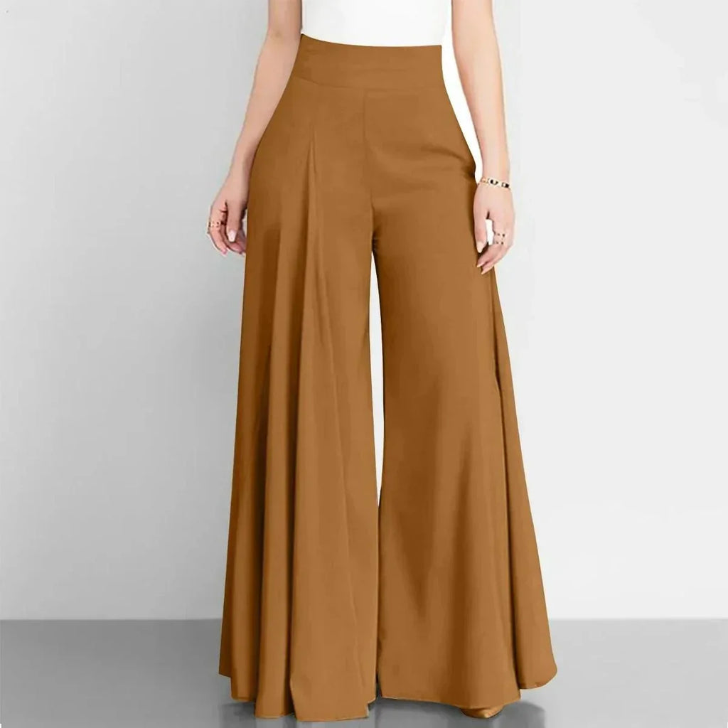 Pantalon Large Avec Taille Élastique Pour Femmes | Idéal Pour Usage Quotidien