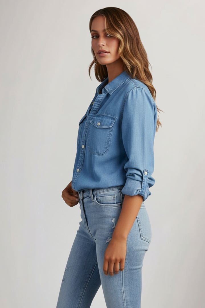 Chemise Boutonnée À Manches Longues Pour Femme | Idéal Pour Les Journées D’Été Et Les Sorties Décontractées