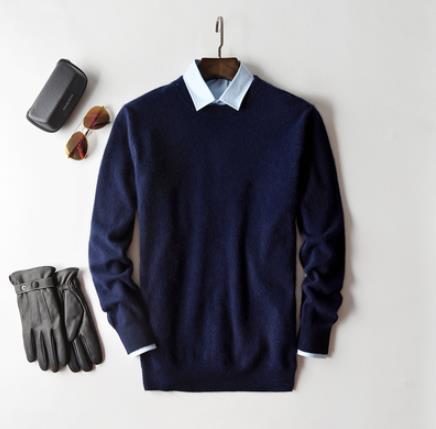 Pull Col Rond Uni À Manches Longues Pour Homme | Idéal Pour Un Usage Quotidien