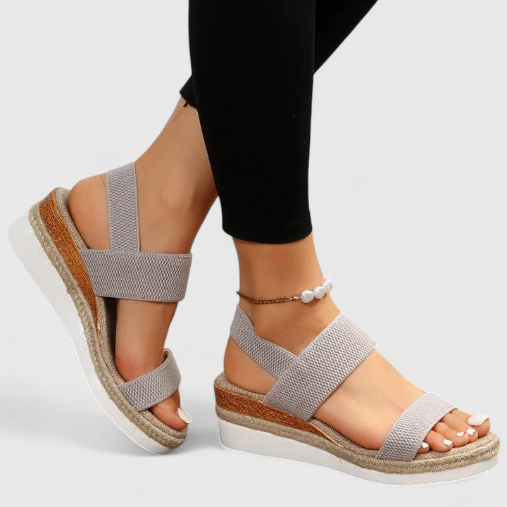 Sandales À Brides Confort À Enfiler Pour Femmes | Idéal Pour Les Occasions Estivales