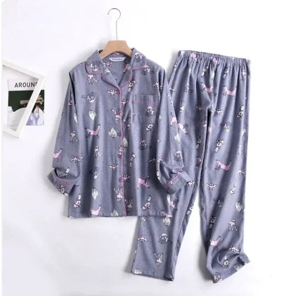 Ensemble De Pyjama À Motifs Colorés pour Femmes | Idéal pour Le Sommeil Et La Détente