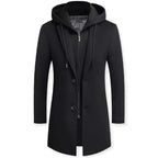 Manteau D’Automne avec Capuche Intégrée pour Homme | Idéal pour Les Occasions Décontractées Et Formelles
