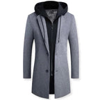 Manteau D’Automne avec Capuche Intégrée pour Homme | Idéal pour Les Occasions Décontractées Et Formelles