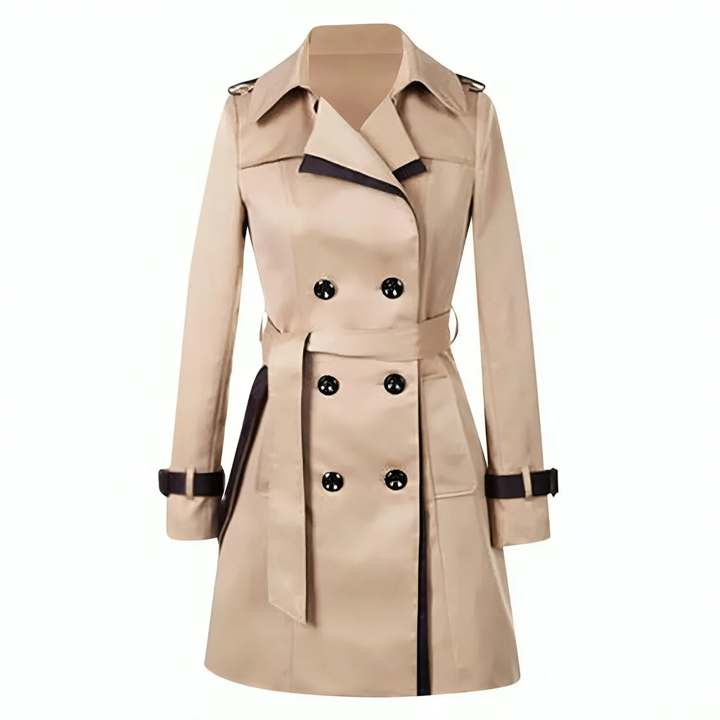 Trench-Coat avec Ceinture pour Femme | Idéal pour Le Quotidien Et Le Travail