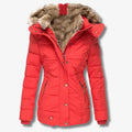 Manteau D'Hiver à Capuche avec Fermeture Zippée pour Femme | Idéale pour les Journées Froides