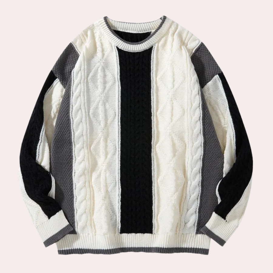 Pull Tricoté pour Homme | Idéal pour Jours Frais