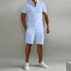 Ensemble Polo et Short Deux Pièces avec Design Coordonné pour Homme | Idéal pour l'Été