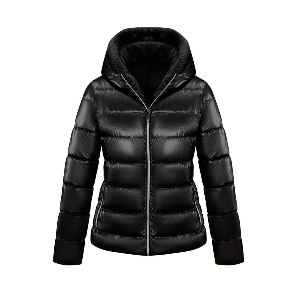 Veste d’Hiver Réversible avec Capuche pour Femmes | Idéale pour les Mois Froids