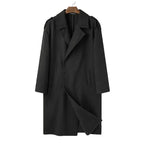 Manteau Long À Coupe Ample pour Hommes | Idéal pour La Mi-saison Et Les Journées Fraîches