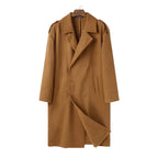 Manteau Long À Coupe Ample pour Hommes | Idéal pour La Mi-saison Et Les Journées Fraîches