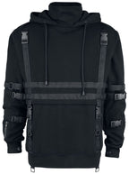 Sweat à Capuche avec Couleur Unie Sombre pour Homme | Idéal pour les Sorties Décontractées