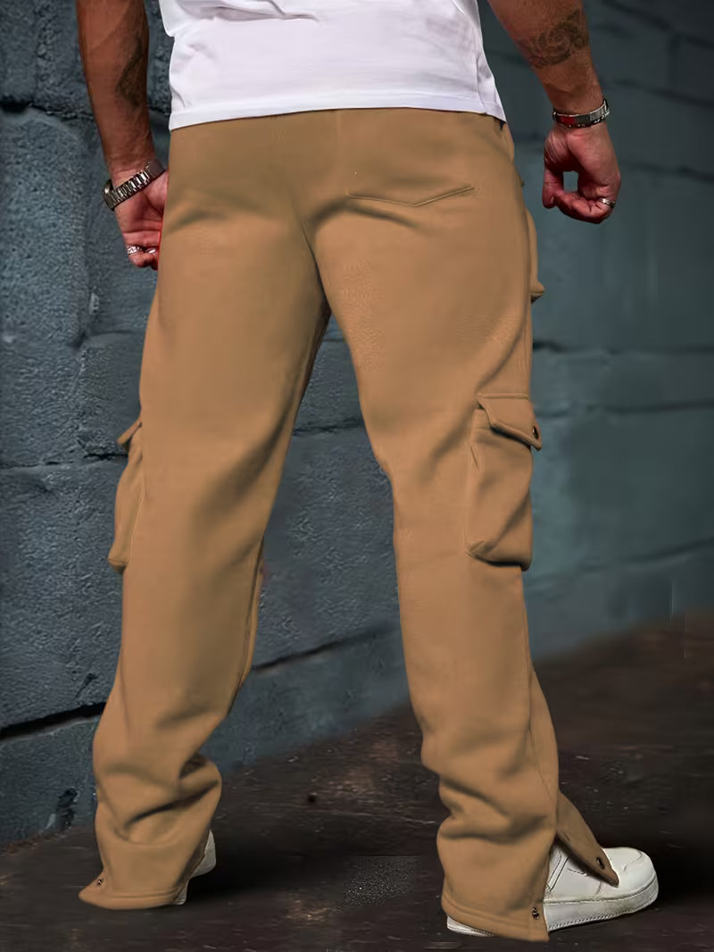 Pantalon Jogger Cargo Avec Taille Élastique Et Poches Multiples Pour Hommes | Idéal Pour Les Tenues Décontractées