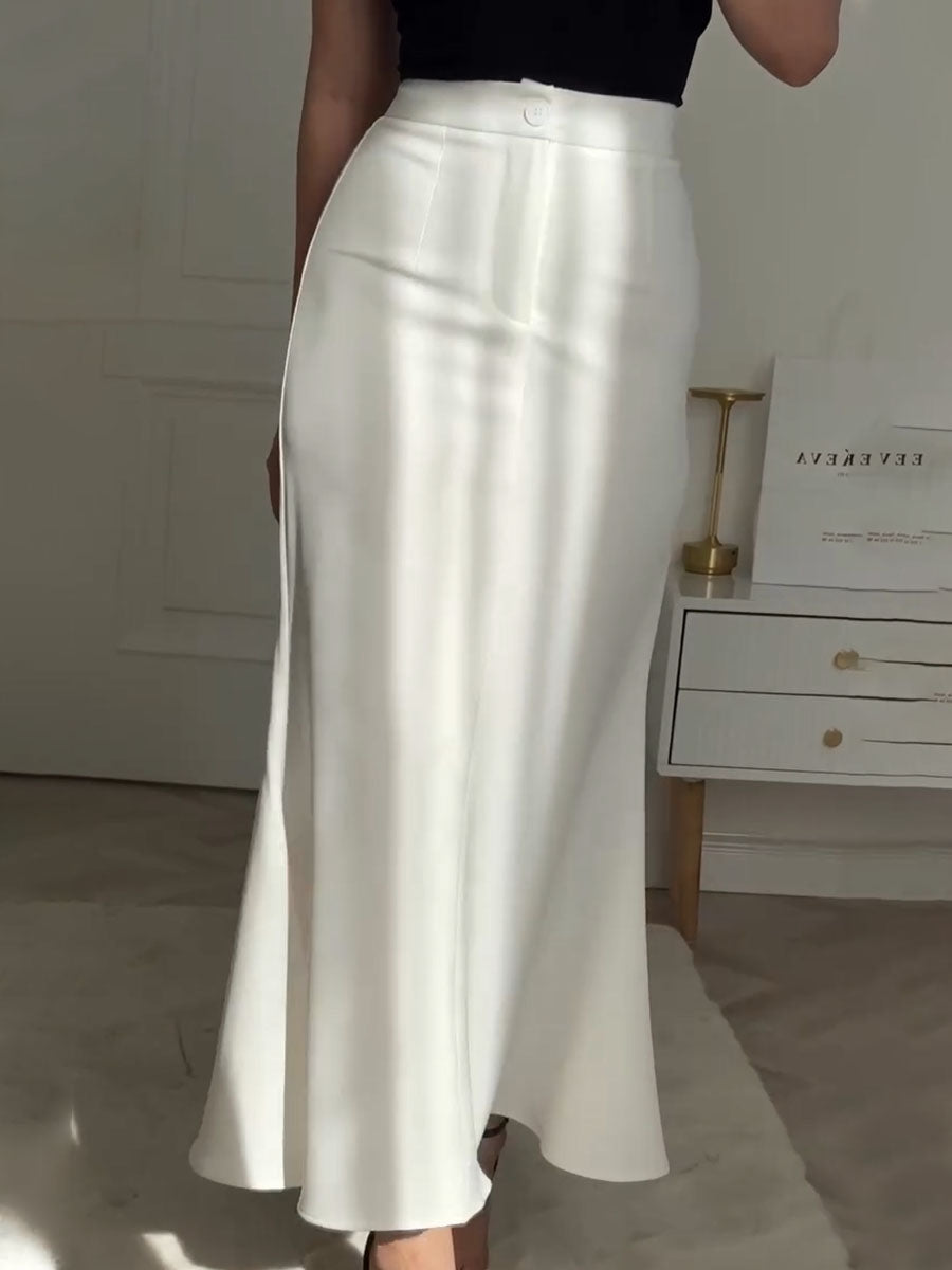 Jupe Longue Évasée Taille Haute Pour Femme | Idéale Pour Le Quotidien Et Les Soirées Estivales