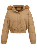 Veste Matelassée Avec Capuche Et Fermeture Zippée Pour Femme | Idéale Pour La Saison Froide