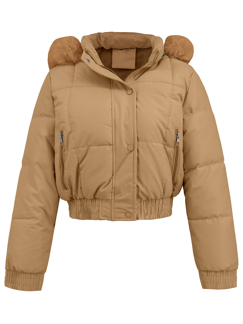 Veste Matelassée Avec Capuche Et Fermeture Zippée Pour Femme | Idéale Pour La Saison Froide