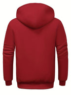 Sweat À Capuche Uni Avec Fermeture Zippée Pour Homme | Idéal Pour Un Usage Quotidien